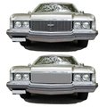 Airbagit AirBagIt BIL-CH-88 Billet Grille 1974-1974 Chevrolet Impala Insert Grill BIL-CH-88